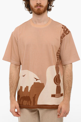 Crewneck Printed Short Sleeved T-shirt