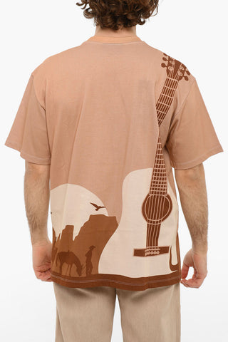 Crewneck Printed Short Sleeved T-shirt