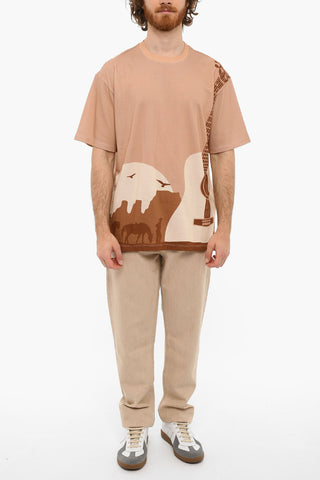 Crewneck Printed Short Sleeved T-shirt