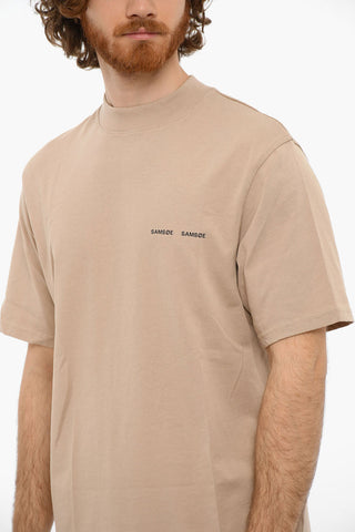 Crewneck NORSBRO Short Sleeved T-shirt With Logo Print