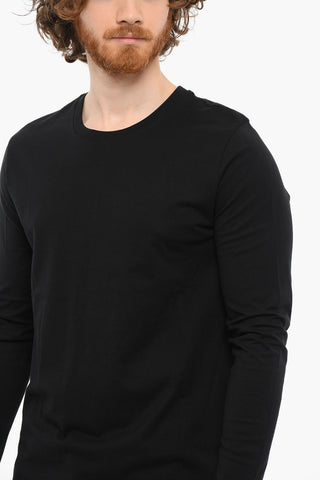 T-shirt A Maniche Lunghe Girocollo