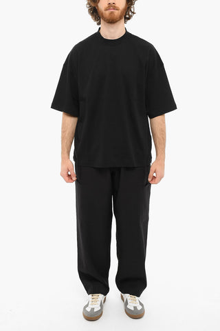 Logo Print Pants With Drawstrings
