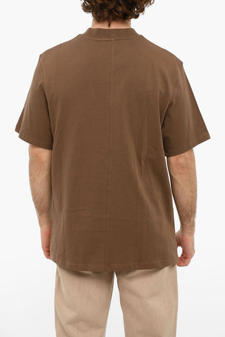 Crewneck NORSBRO Short Sleeved T-shirt With Logo Print