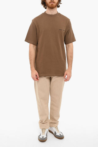Crewneck NORSBRO Short Sleeved T-shirt With Logo Print