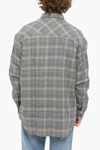 Checkered LUAN J Long Sleeved Shirt With Breast Pocket