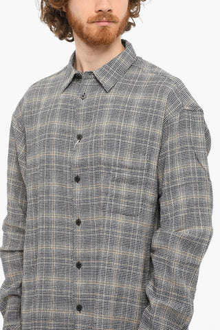 Checkered LUAN J Long Sleeved Shirt With Breast Pocket