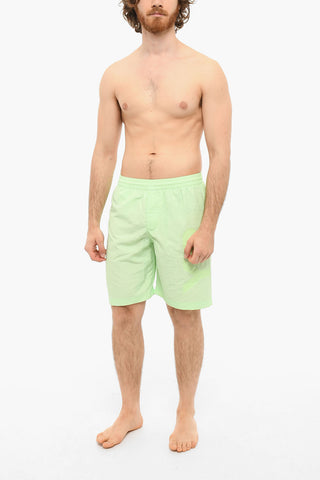 ADIDAS Costume Da Bagno Con Coulisse E Stampa Logo