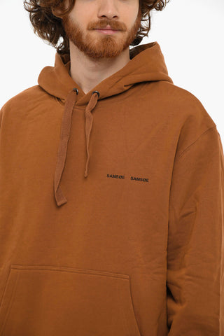 Brushed Cotton NORSBRO Hoodie With Logo Print