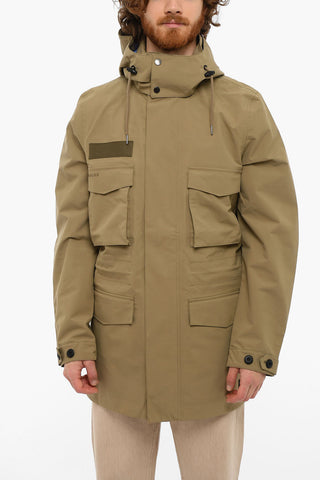 Hooded CASPER Coat With Waist Drawstring