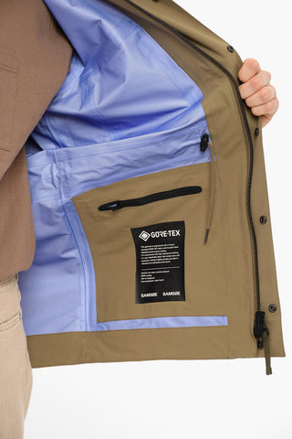 Hooded CASPER Coat With Waist Drawstring