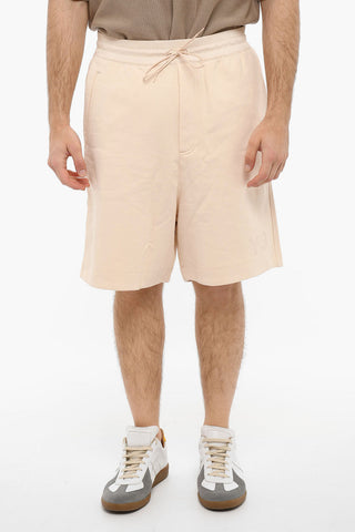 Brushed Cotton Shorts With Drawstrings
