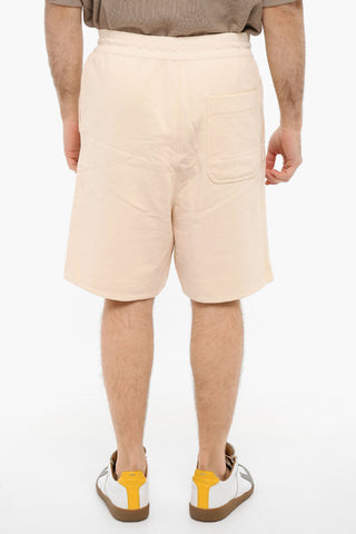 Brushed Cotton Shorts With Drawstrings