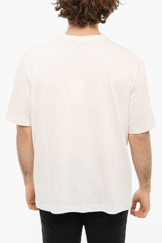 Slub Cotton Printed NICE DAY Short Sleeved T-shirt