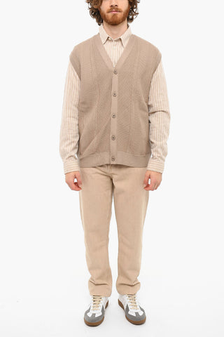 Cardigan Smanicato LEWIS Con Scollo A V