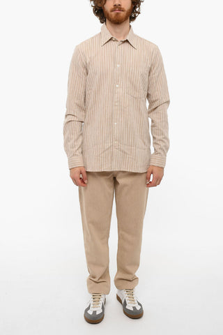 Striped Linen Blend LIAM FP Long Sleeved Shirt