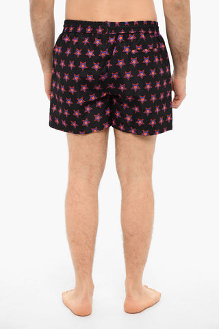 Printed STAR Nylon Swimshorts