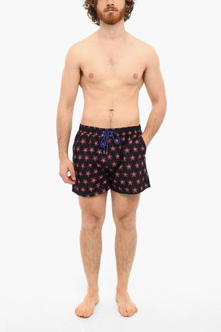 Printed STAR Nylon Swimshorts