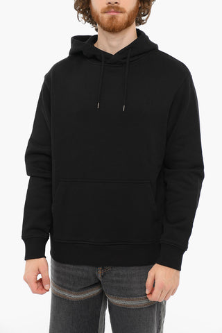 Embroidered Logo Brushed Cotton Hoodie