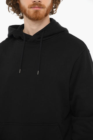 Embroidered Logo Brushed Cotton Hoodie