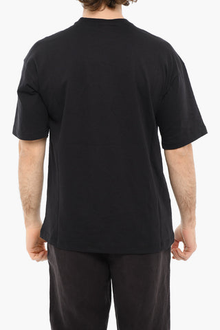 Embroidered Logo Crewneck Short Sleeved T-shirt