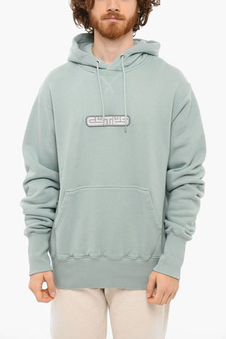 Embroidered Logo LEWIS Brushed Cotton Hoodie
