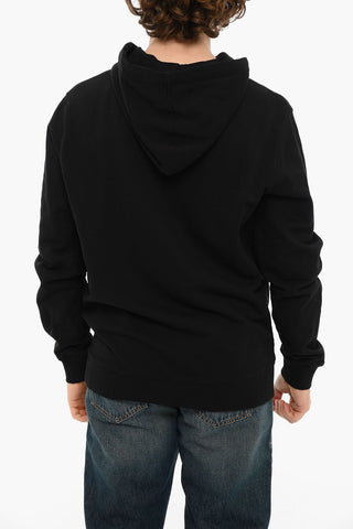 Felpa Hoodie COLLEGE con Logo Effetto Tie Dye