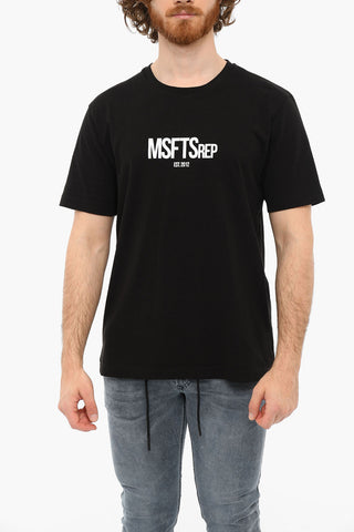 Crewneck Short Sleeved T-shirt With logo print