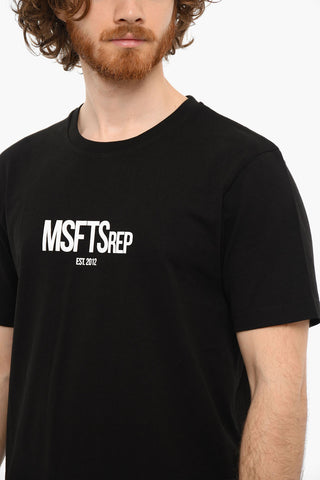 Crewneck Short Sleeved T-shirt With logo print