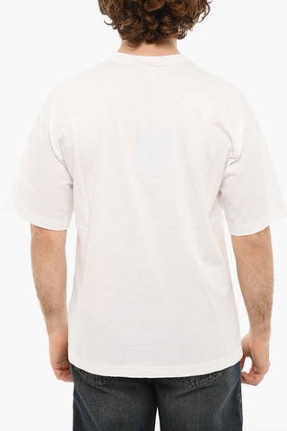 Embroidered Logo Crewneck Short Sleeved T-shirt