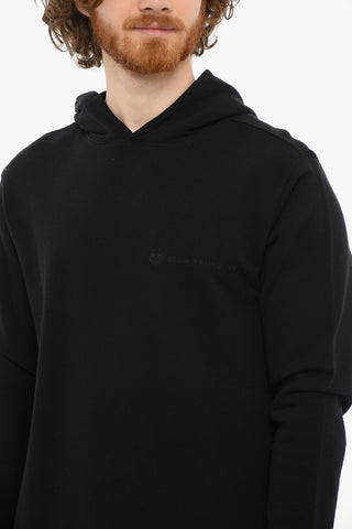 Embroidered Logo Brushed Cotton Hoodie