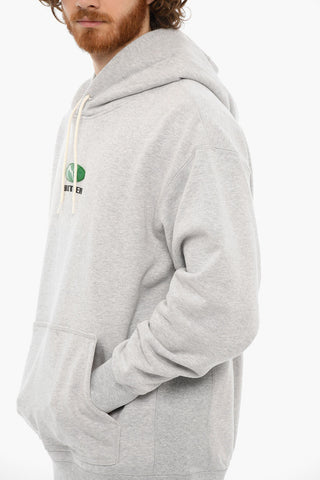 BUTTER Logo Patch Brushed Cotton Hoodie