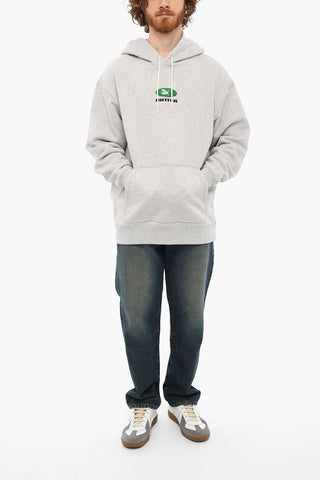 BUTTER Logo Patch Brushed Cotton Hoodie