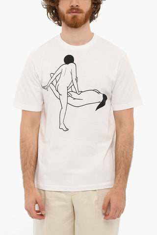 T-shirt A Maniche Corte Stampata