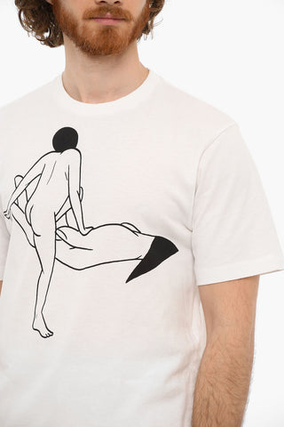 T-shirt A Maniche Corte Stampata