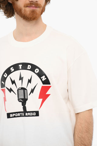 Crewneck Printed SPORTS RADIO Short Sleeved T-shirt