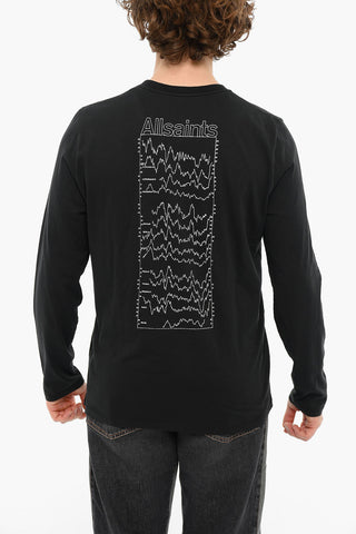 Crewneck Printed FREEQ Long Sleeved T-shirt