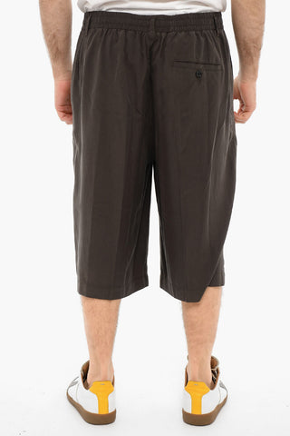 Cropped Pants With Drawstrings