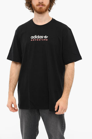 Logo print Crewneck Short Sleeved T-shirt