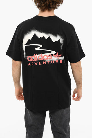 Logo print Crewneck Short Sleeved T-shirt