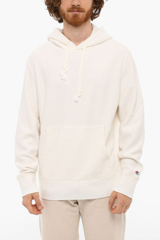 Brushed Cotton Hoodie With drawstrings