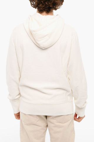 Brushed Cotton Hoodie With drawstrings