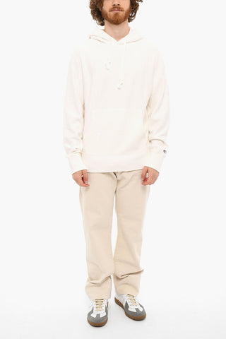 Brushed Cotton Hoodie With drawstrings