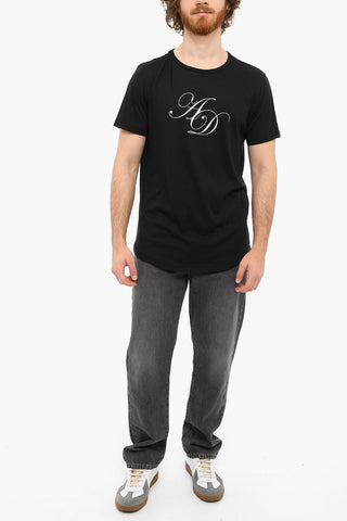 Crewneck Printed AD Short Sleeved T-shirt