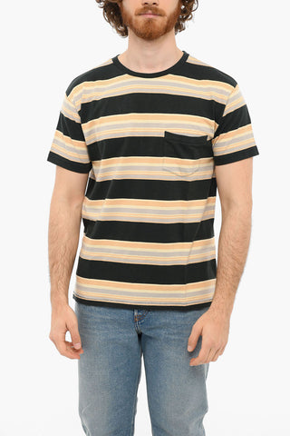 Striped Crewneck Short Sleeved T-shirt