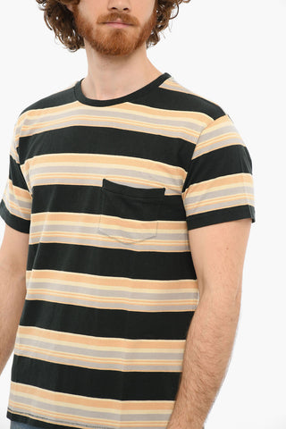 Striped Crewneck Short Sleeved T-shirt
