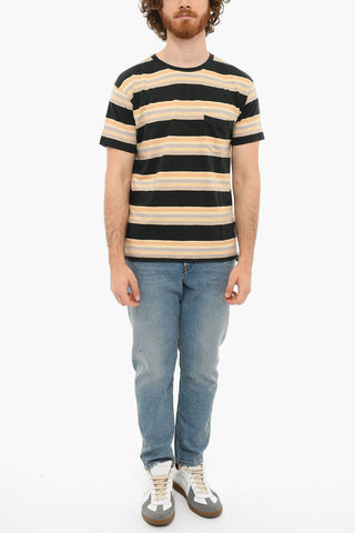 Striped Crewneck Short Sleeved T-shirt