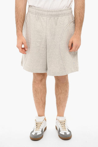Brushed Cotton Shorts With Drawstrings