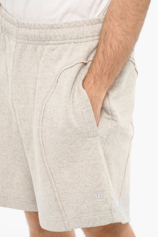 Brushed Cotton Shorts With Drawstrings