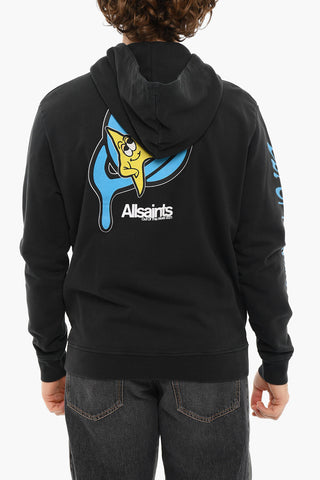 Printed Brushed Cotton HIGH FIVE Hoodie