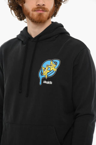 Printed Brushed Cotton HIGH FIVE Hoodie